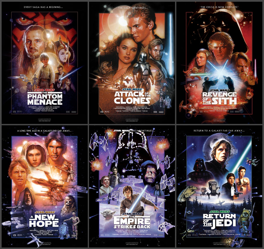 star wars 6 film collection